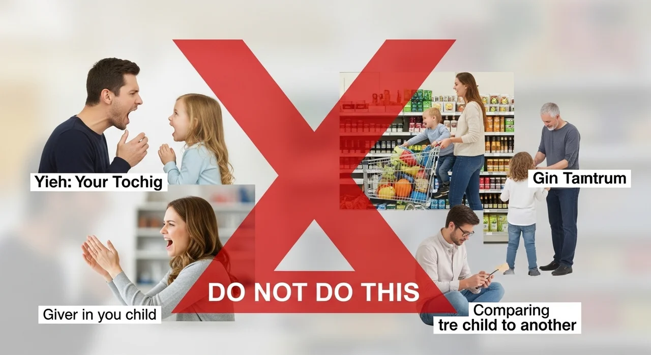 부모가 피해야 할 떼쓰기 대처법