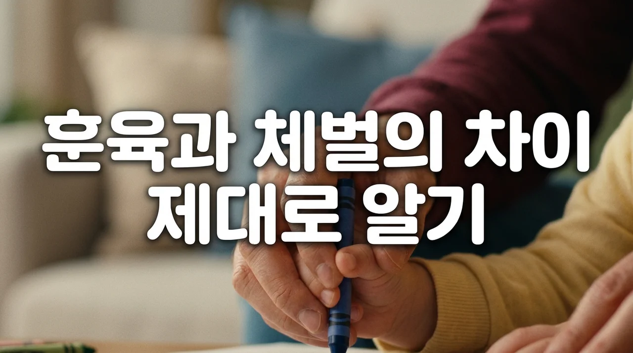 훈육과 체벌의 차이: 건강한 아이 성장을 위한 올바른 접근법