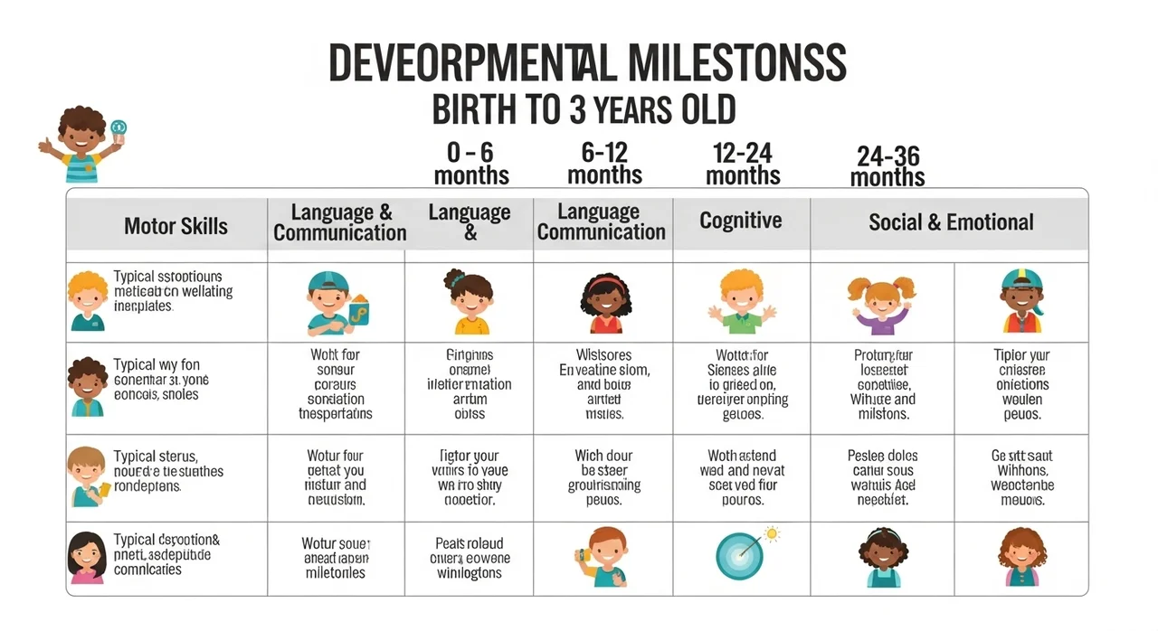 우리 아이, 어떤 발달 영역이 느릴까요? 주요 발달 이정표 확인하기
