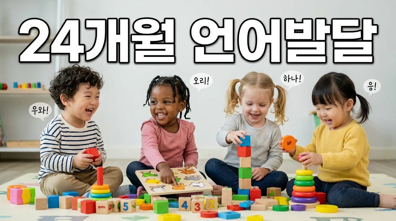 24개월 언어발달 기준과 늦을 때 현명한 대처법: 부모 가이드