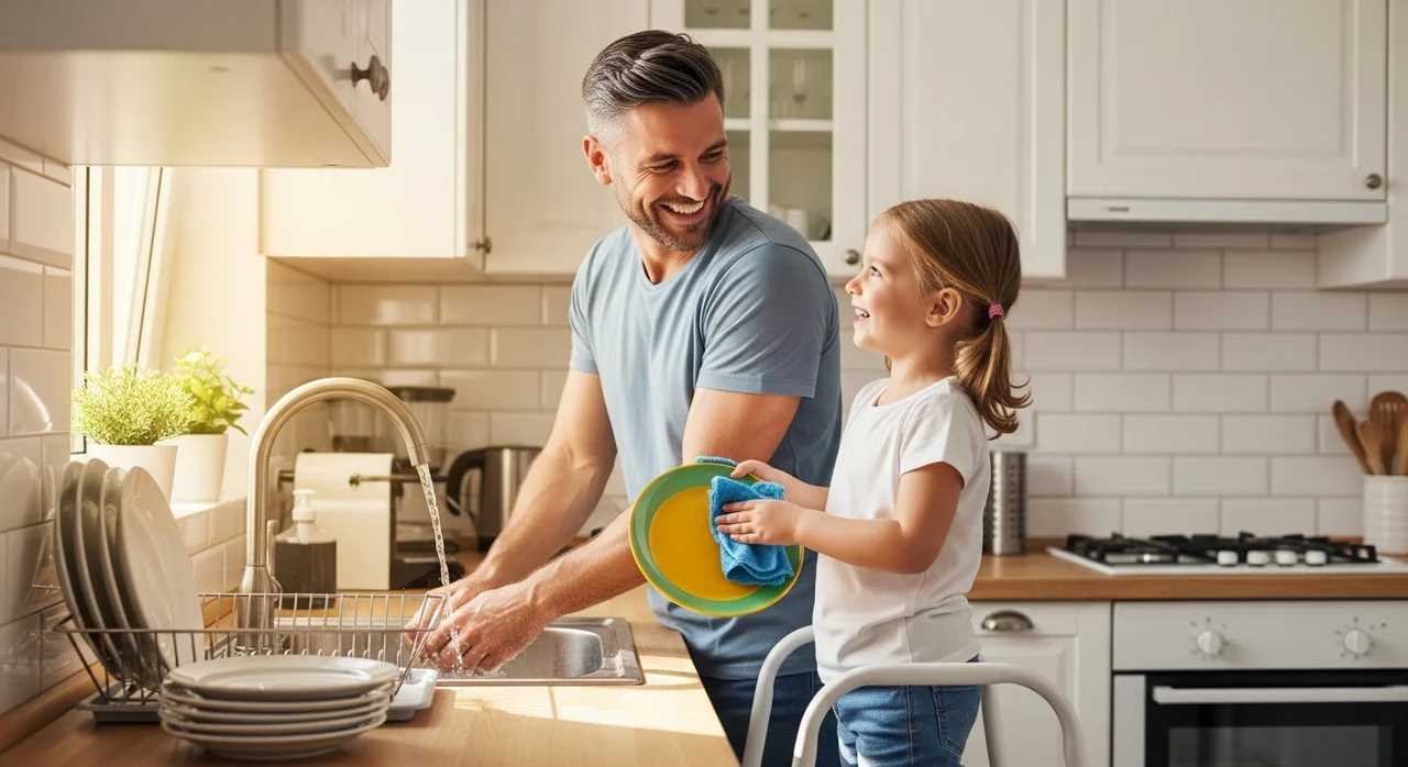 네 번째 방법: 가사 및 육아 분담으로 책임감 있는 역할 모델 되기
