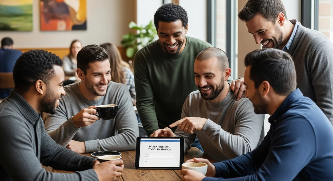 육아 정보 습득 및 아빠들 간의 교류