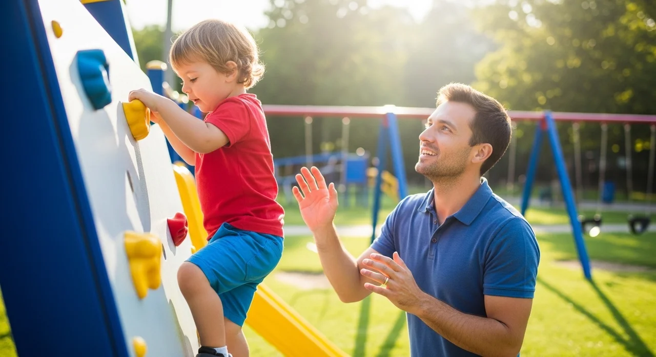 신체 발달 및 위험 감수 능력 향상: 건강한 성장을 위한 아빠의 역할
