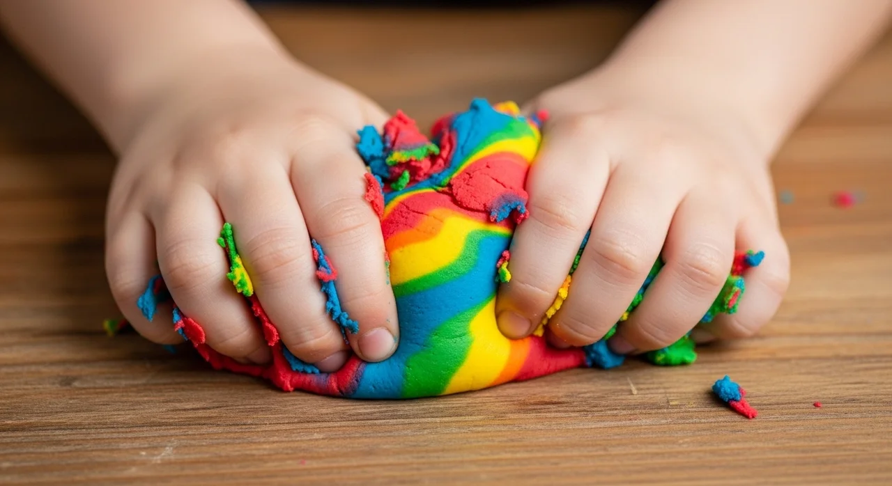 1. 오감 만족! 밀가루 반죽 및 촉감 놀이