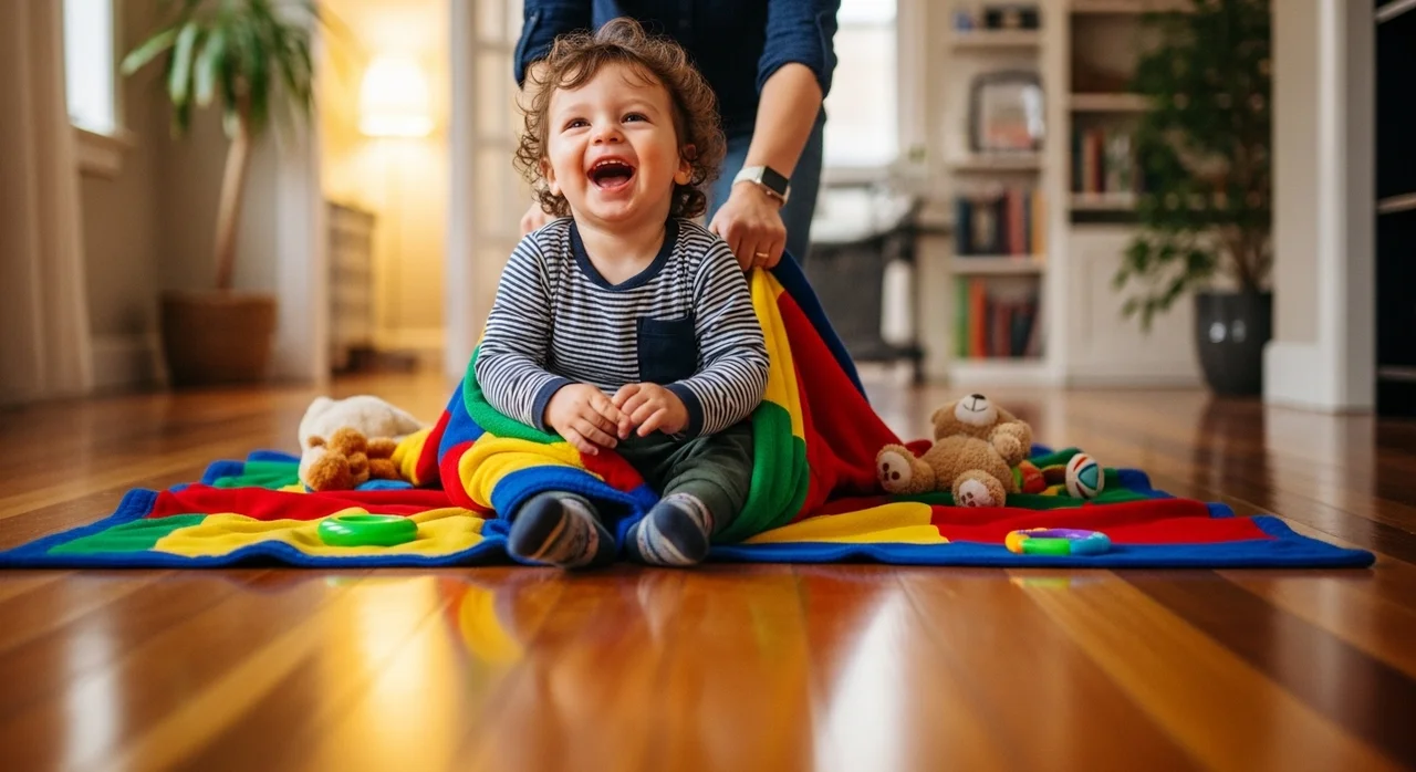 12~24개월: 에너지를 분출하는 실내 신체 놀이