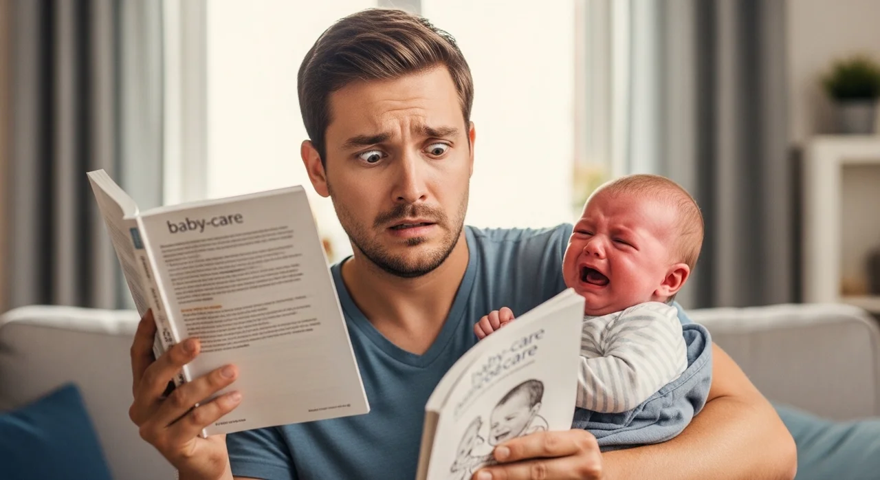 아빠의 자신감 결여와 서툰 육아 기술