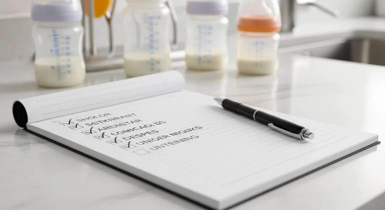 엄마가 나가기 전 확인해야 할 준비물 리스트