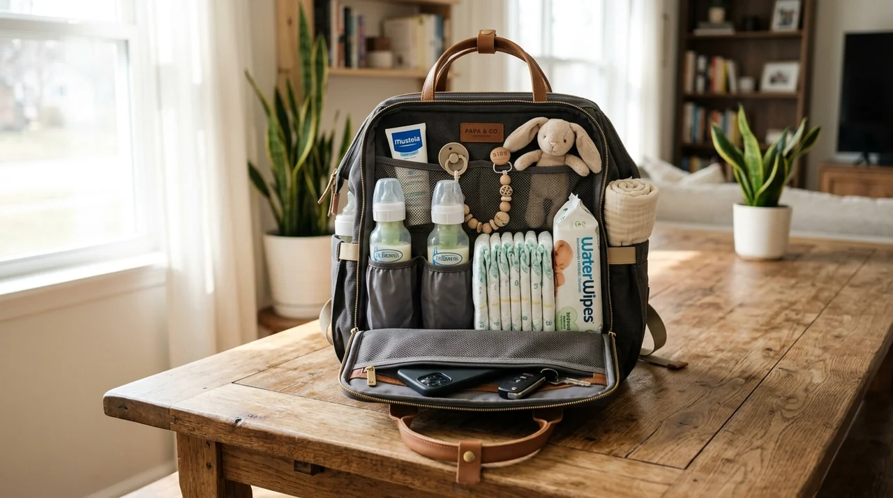 외출 시 아빠 육아 준비 체크리스트: 당황하지 않는 필수템 7가지