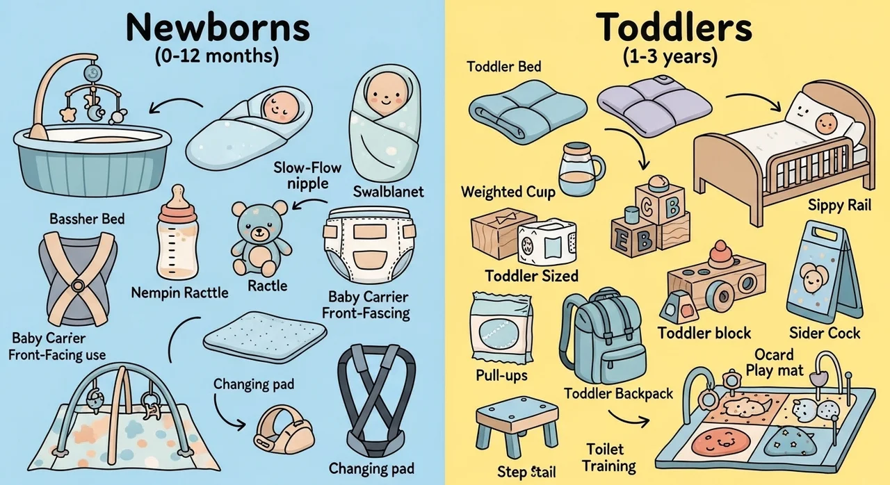 연령별 추가 준비물 가이드