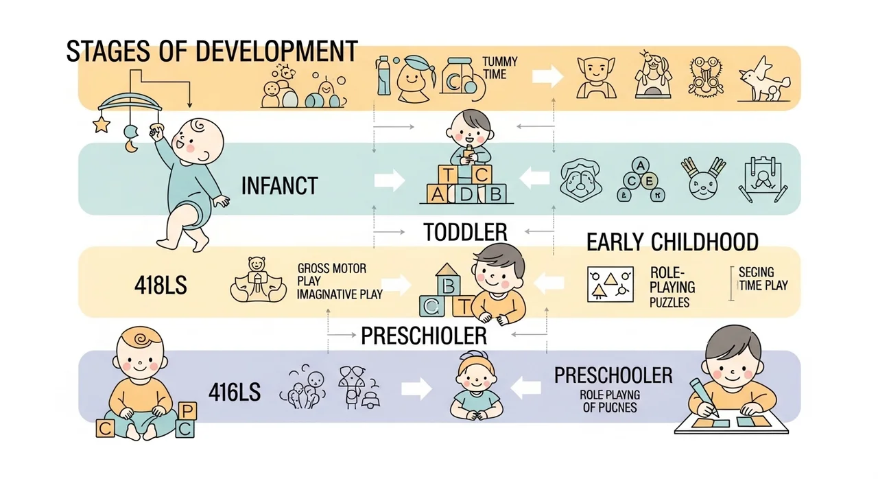 한눈에 보는 연령별 추천 아빠표 놀이 리스트