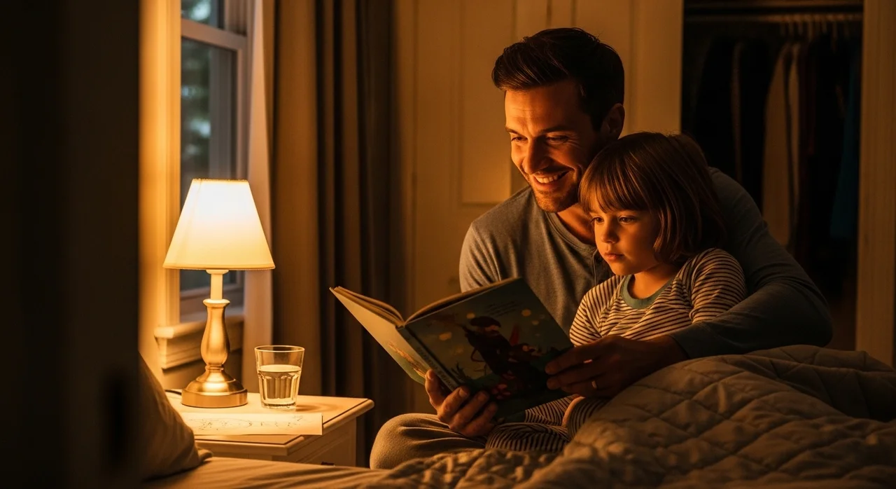 매일 밤 실천하는 '아빠표 취침 리추얼'