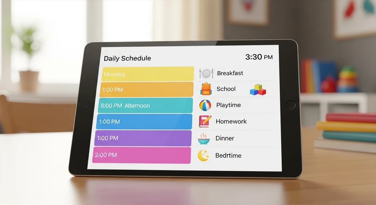 한눈에 보는 아빠표 현실 육아 시간표