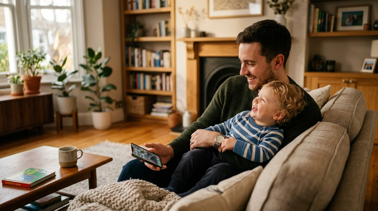 아빠 육아 스마트폰 사용 괜찮을까? 죄책감 더는 현실 기준 정리