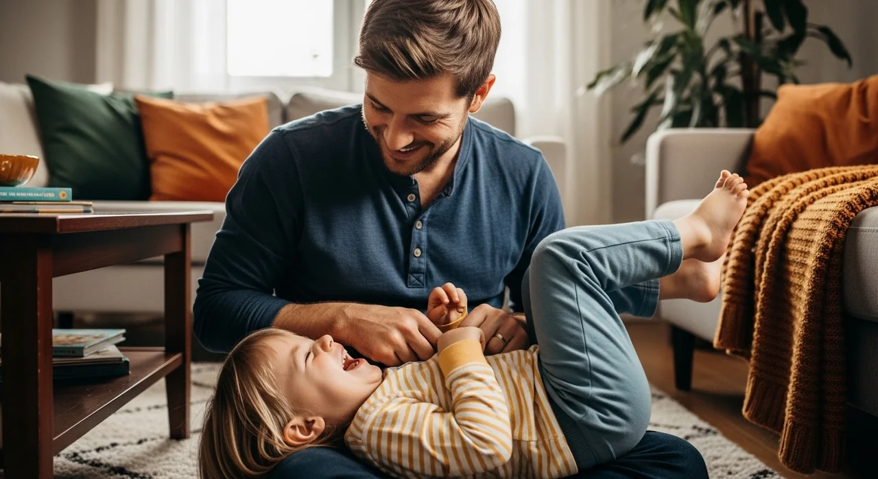 왜 아이는 아빠와 놀 때 유독 자지러지게 웃을까요?