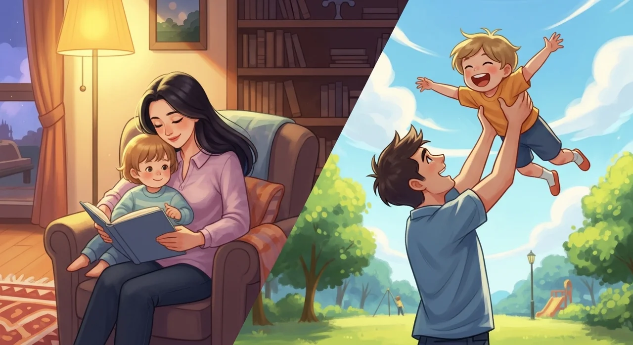 엄마의 놀이 vs 아빠의 놀이, 무엇이 다를까요?