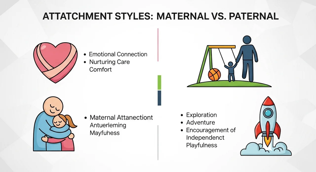 엄마의 애착 vs 아빠의 애착, 무엇이 다를까요?