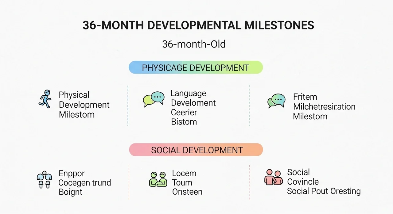 만 3세 아이의 신체 및 언어 발달 표준 범위