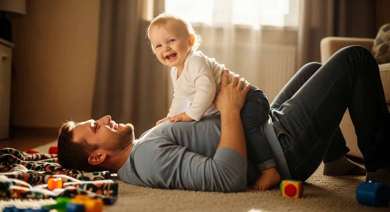 놀이 2 & 3: 아빠는 쉬고 아이는 즐거운 '스킨십 놀이'