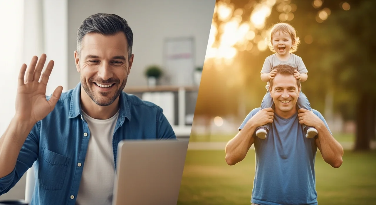 평일 '연결' vs 주말 '몰입' 비교