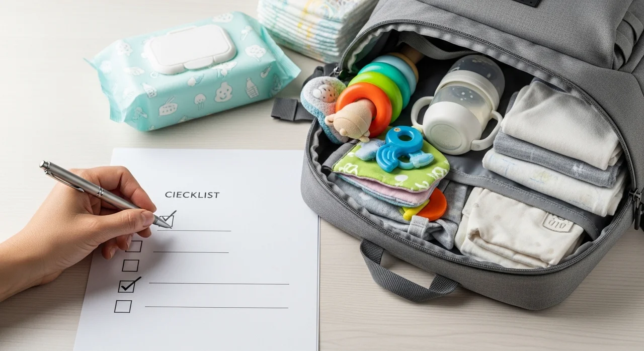 아빠 전용 기저귀 가방 속 체크리스트