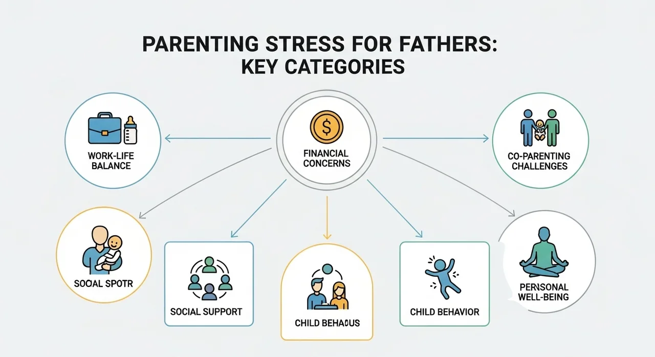 초보 아빠가 겪는 주요 어려움 한눈에 보기