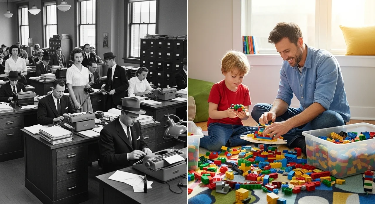 전통적인 아빠 vs 현대적인 아빠의 역할 변화