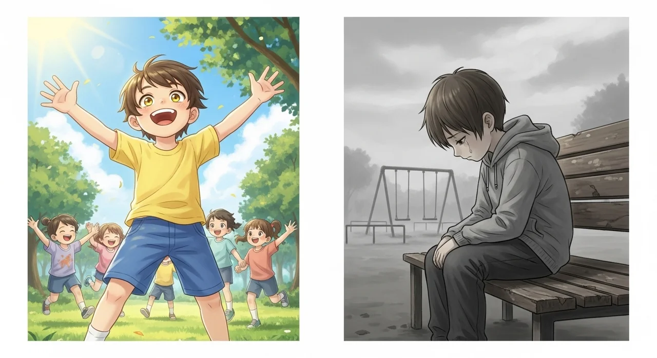 사과받은 아이 vs 사과받지 못한 아이의 차이