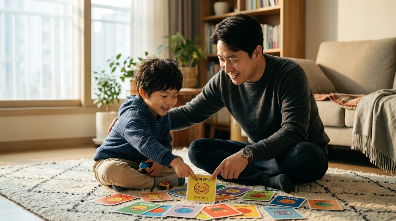 표현이 서툰 아빠를 위한 감정 카드 활용법 5가지: 아이 마음 읽기 대백과