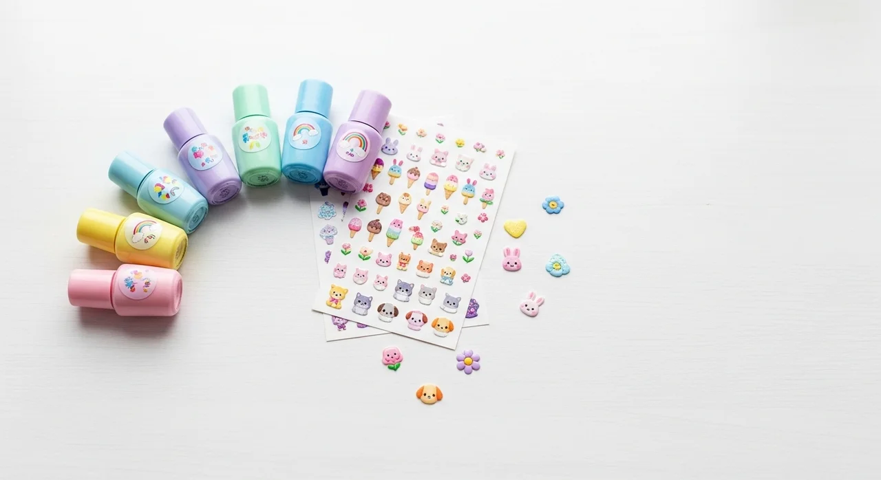 놀이 전 필수 체크! 안전한 네일 아트 준비물