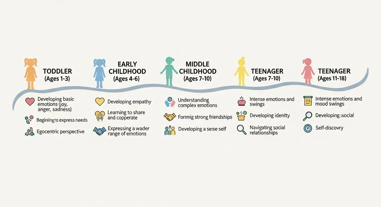 연령별로 살펴보는 딸아이의 감정 변화