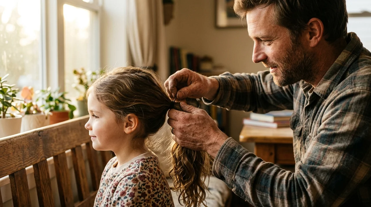 거친 아빠의 딸아이 머리 묶어주기 성공기! 초보 아빠를 위한 팁