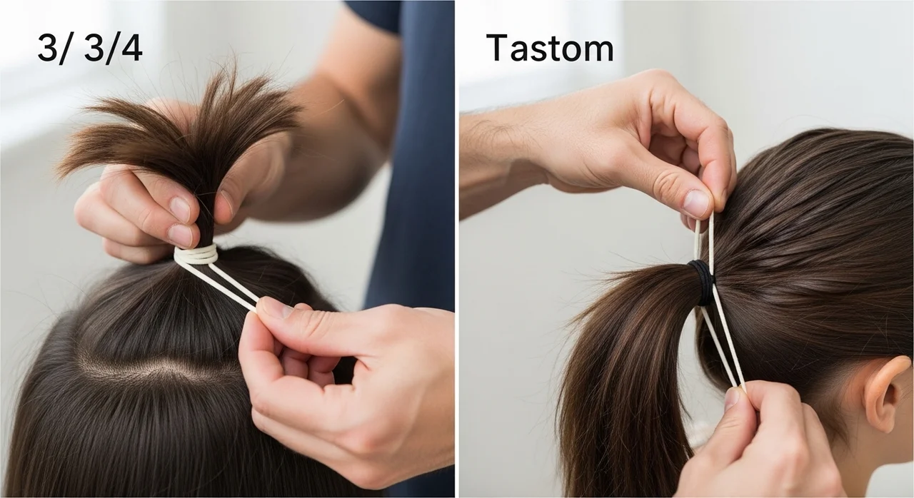 실전! 5분 만에 끝내는 기본 포니테일 가이드