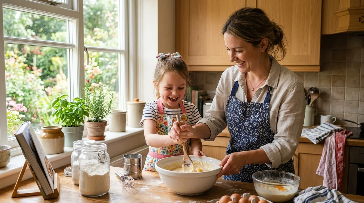 딸과 함께 요리하며 배우는 협동과 배려의 가치: 아이 사회성 키우는 법