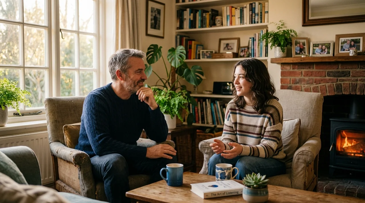딸의 고민 상담소 아빠는 판단하지 않는 경청자가 되어야 한다