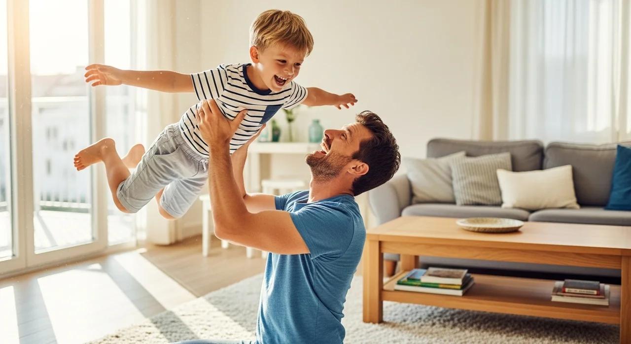 아들의 거친 몸 놀이, 왜 필요할까요?