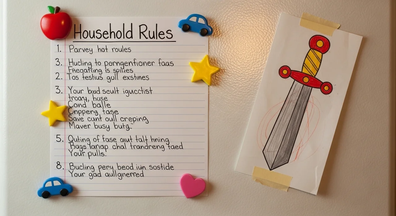 안전한 놀이를 위한 우리 집 '무기 사용 규칙'