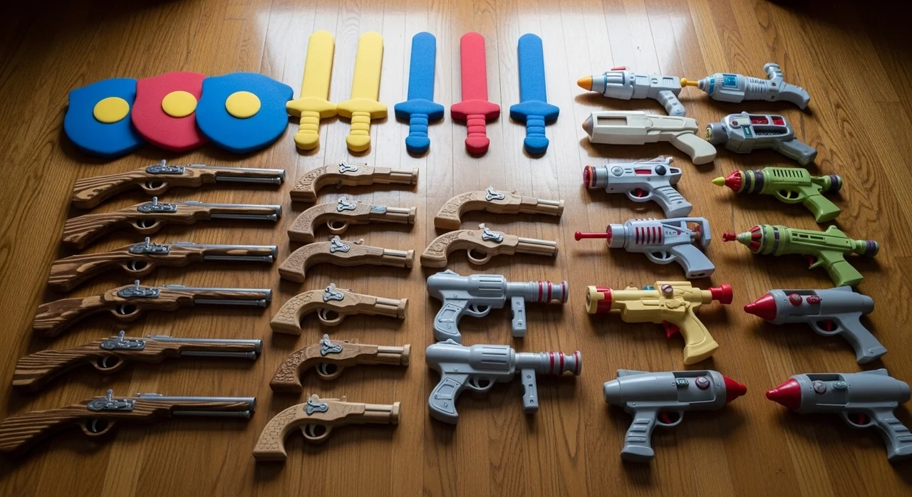 연령별 무기 장난감 추천 및 지도 가이드