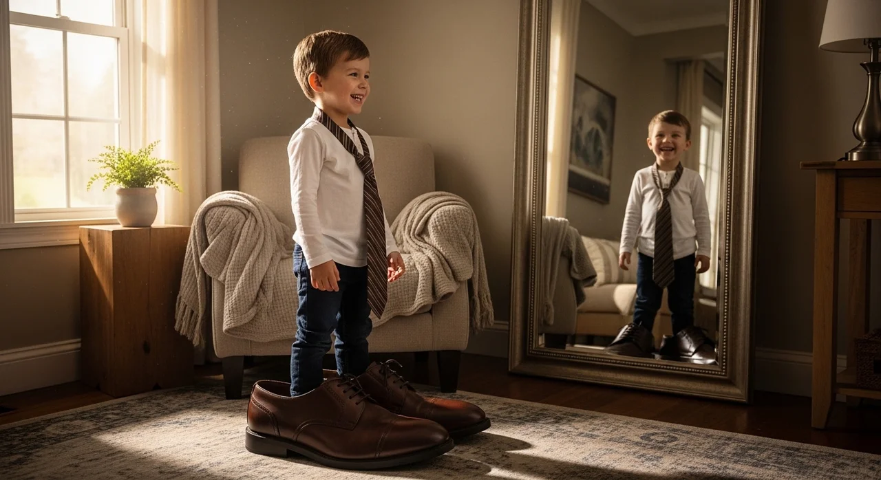 아빠를 닮고 싶은 아들, 당신의 '뒷모습'이 아이의 미래가 돼요