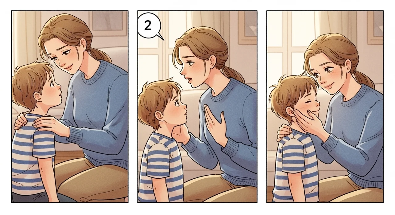 감정을 표현하게 돕는 5단계 대화법