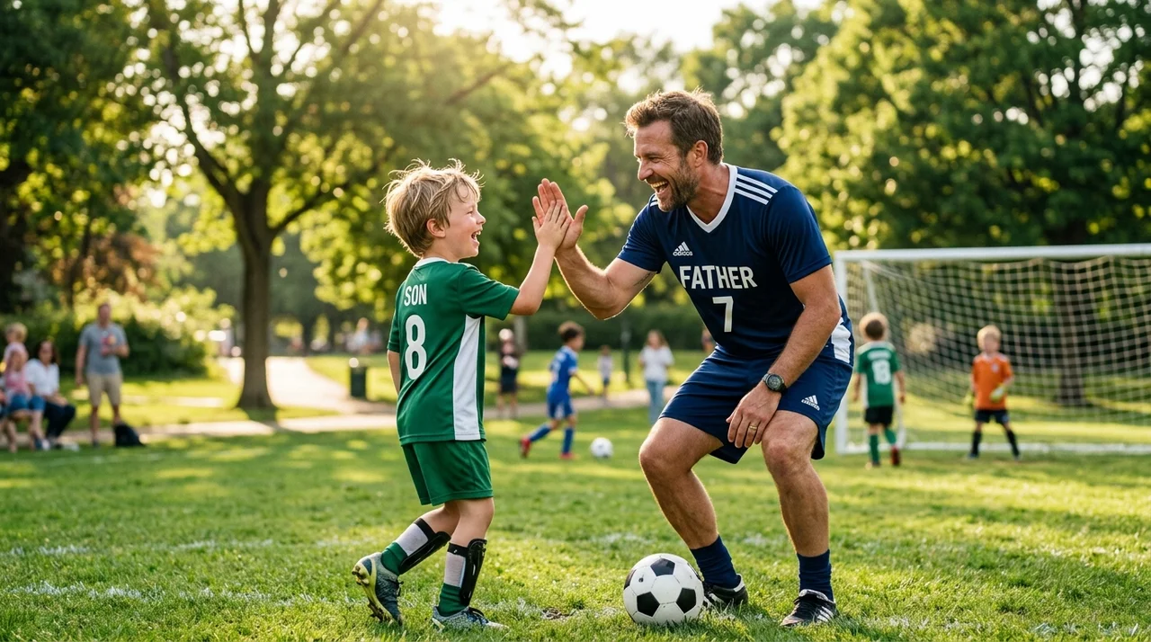 아빠와 운동하며 배우는 규칙과 매너의 중요성 (사회성 교육 팁)