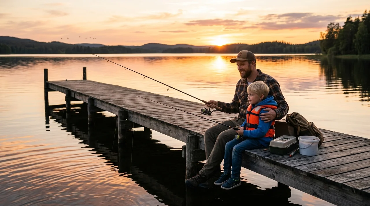 아빠와 단둘이 낚시 여행: 기다림의 미학을 가르치는 5가지 방법