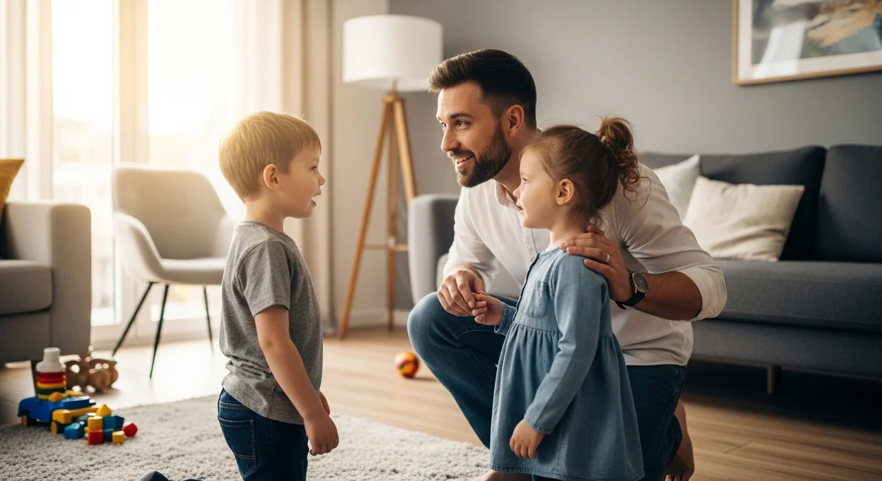 남매 싸움, 아빠는 어떻게 반응해야 할까요?