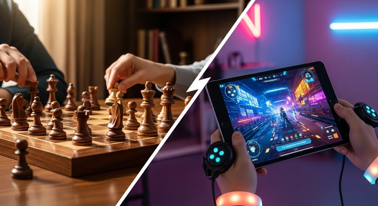 게임 유형별 장단점: 보드게임 vs 디지털 앱