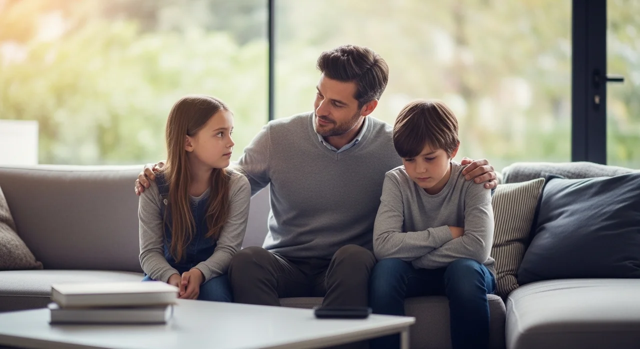 남매 싸움, 아빠의 중재가 필요한 결정적 순간