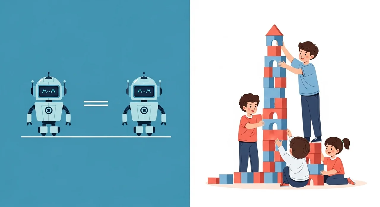 똑같은 장난감 vs 함께 노는 장난감 전격 비교