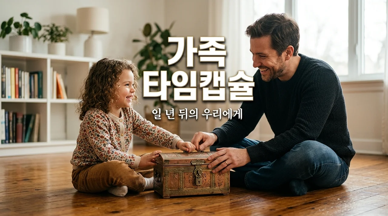 아빠와 만드는 가족 타임캡슐, 일 년 뒤 우리에게 주는 특별한 선물