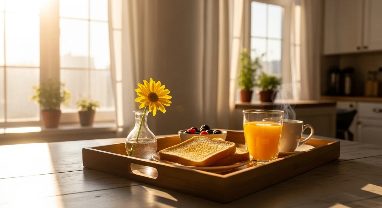 주말 아침, 엄마를 위한 최고의 선물은 '조용한 꿀잠'과 '정성'입니다