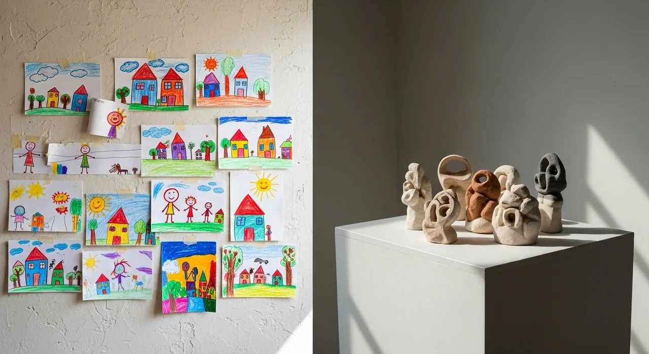 공간 연출: 벽면 부착 vs 선반 진열