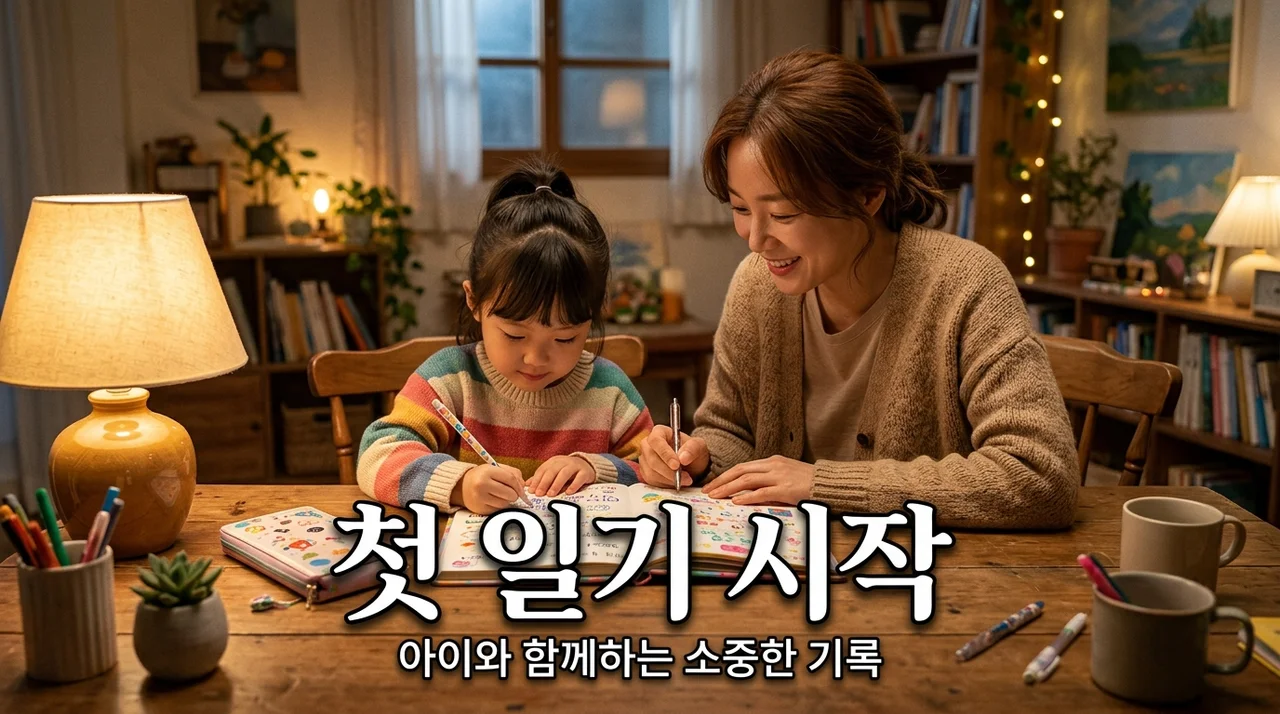 아이 첫 일기 쓰는 법: 하루 정리하며 정서 지능 높이는 5가지 팁