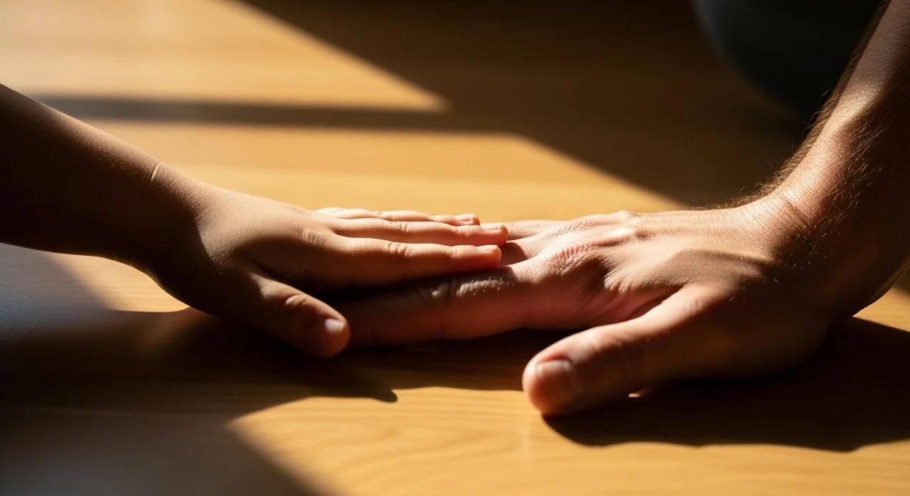 어느새 이렇게 컸지? 아빠 손바닥 안의 작은 기적